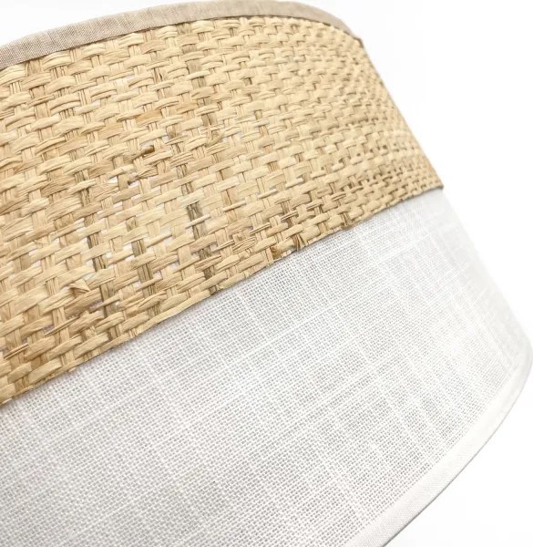 LED mennyezeti lámpa SIRJA BOHO LED/36W/230V Ø 45 cm bézs/fehér