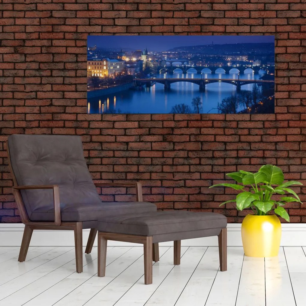 A prágai hidak képe (120x50 cm)