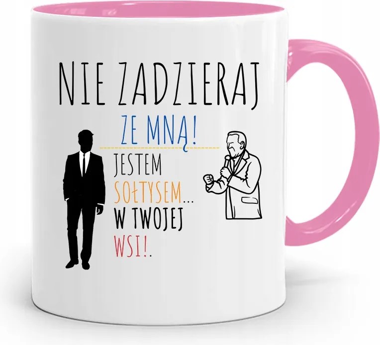 Szolnoknak Rózsaszín Bögre Ne Szórakozz Velem fényképes nyomattal