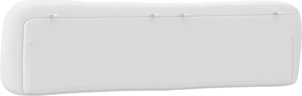 fehér műbőr fejtámla párna Hvar 200 cm