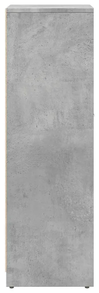 Betonszürke forgácslap fürdőszobaszekrény 30 x 30 x 95 cm