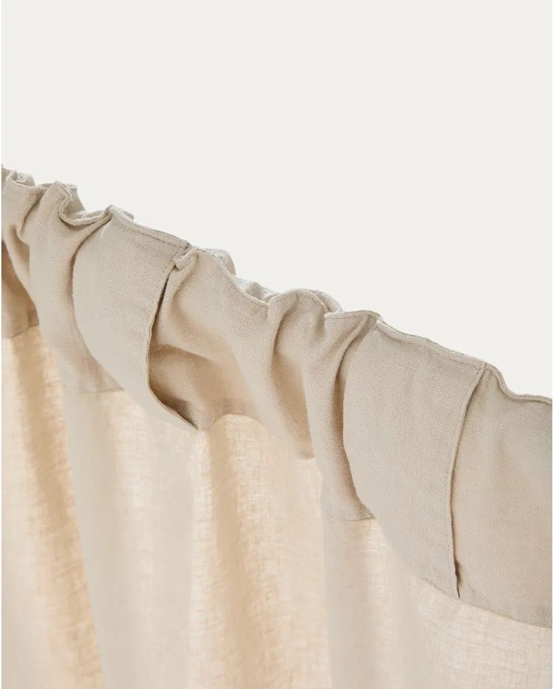 Bézs pamut függöny 140x270 cm Nolira – Kave Home