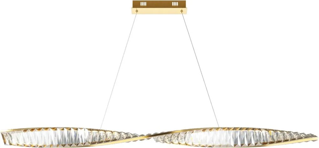 Maytoni glamour kristály függeszték krone sárgaréz myp097pl-l36bs3k