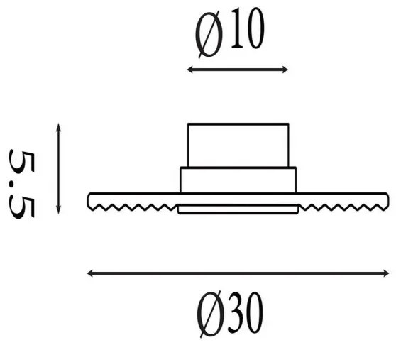 Searchlight 32210AM - CLEO dimmelhető LED fali lámpatest, 9,4W/230V, sárgaréz