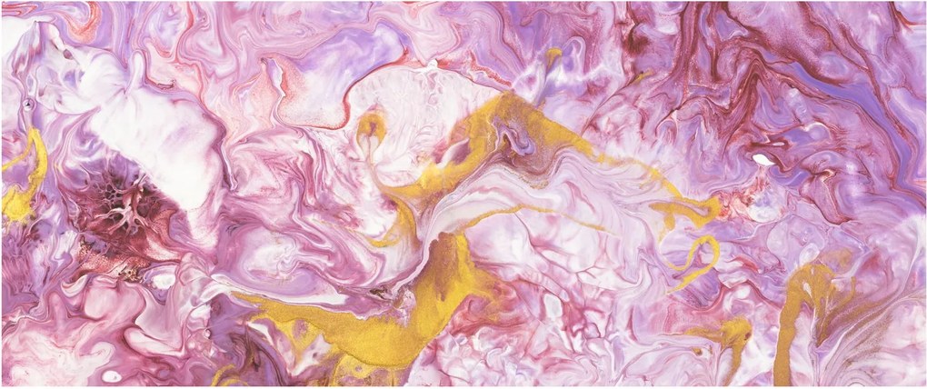 Kép - Rózsaszín absztrakció (120x50 cm)