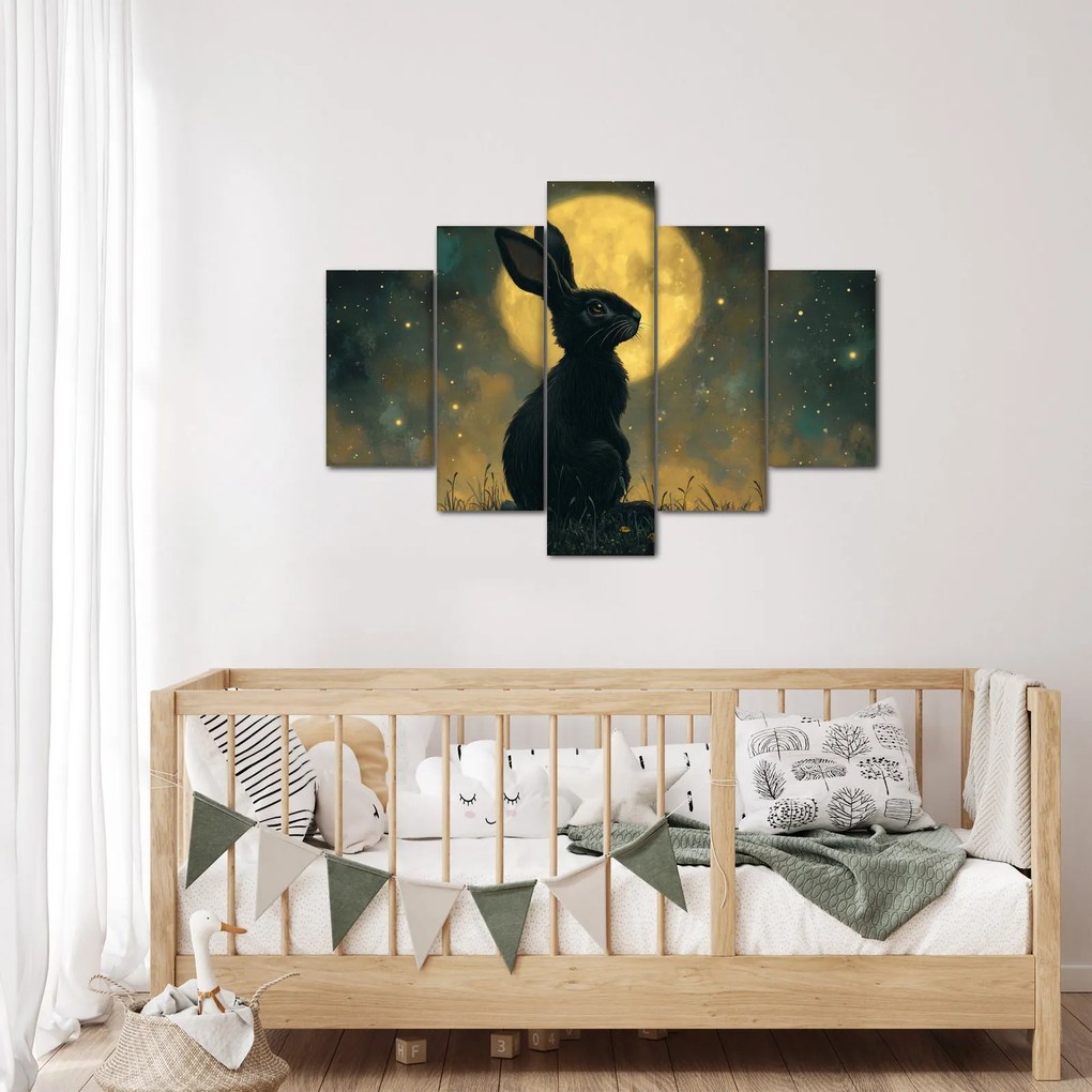 Kép - Nyúl és hold (150x105 cm)