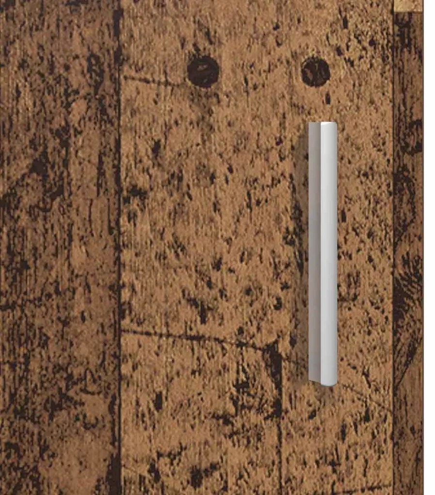 Oldalszekrények Corona 2 pcs Öreg fa 59 x 39 x 80 cm Faanyag