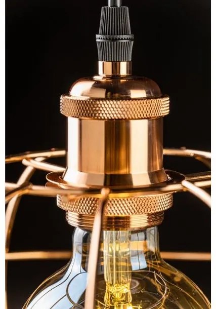 Lámpa Mennyezeti lámpatest VIELA 4,7047,AC220-240V,50/60Hz,1*E27,IP20,átmérő 27,5CM,egyes,réz