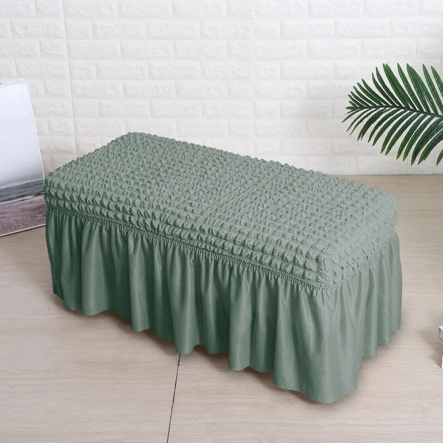 HeverőHuzat, PadHuzat (S-es, seersucker, zöld)