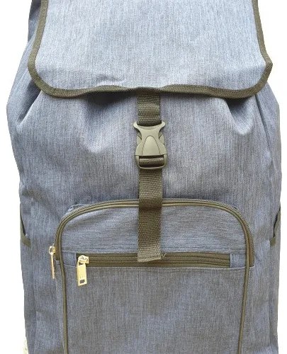 Signal kék aluvázas gurulós bevásárlótáska bevásárlókocsi