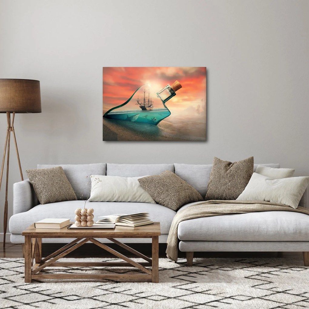 Kép - Élet a palack (70x50 cm)