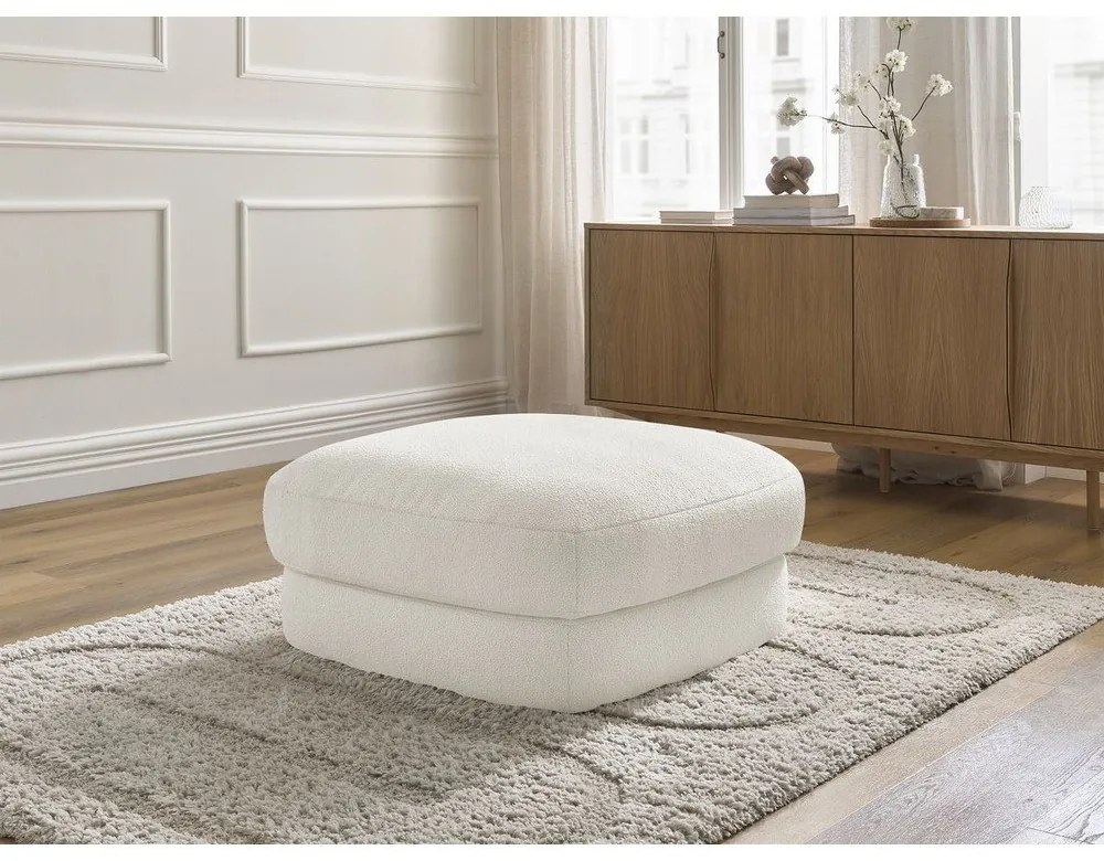 Fehér buklé lábtartó Leonore – Bobochic Paris