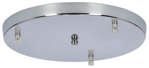 Csillár zsinóron MARINA 3xE27/60W/230V króm