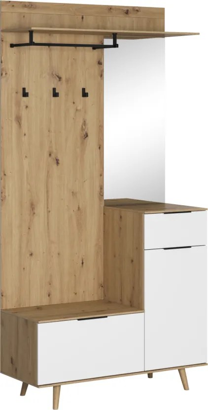 NORDIC A PRZEDPOKÓJ DĄB ARTISAN/BIAŁY