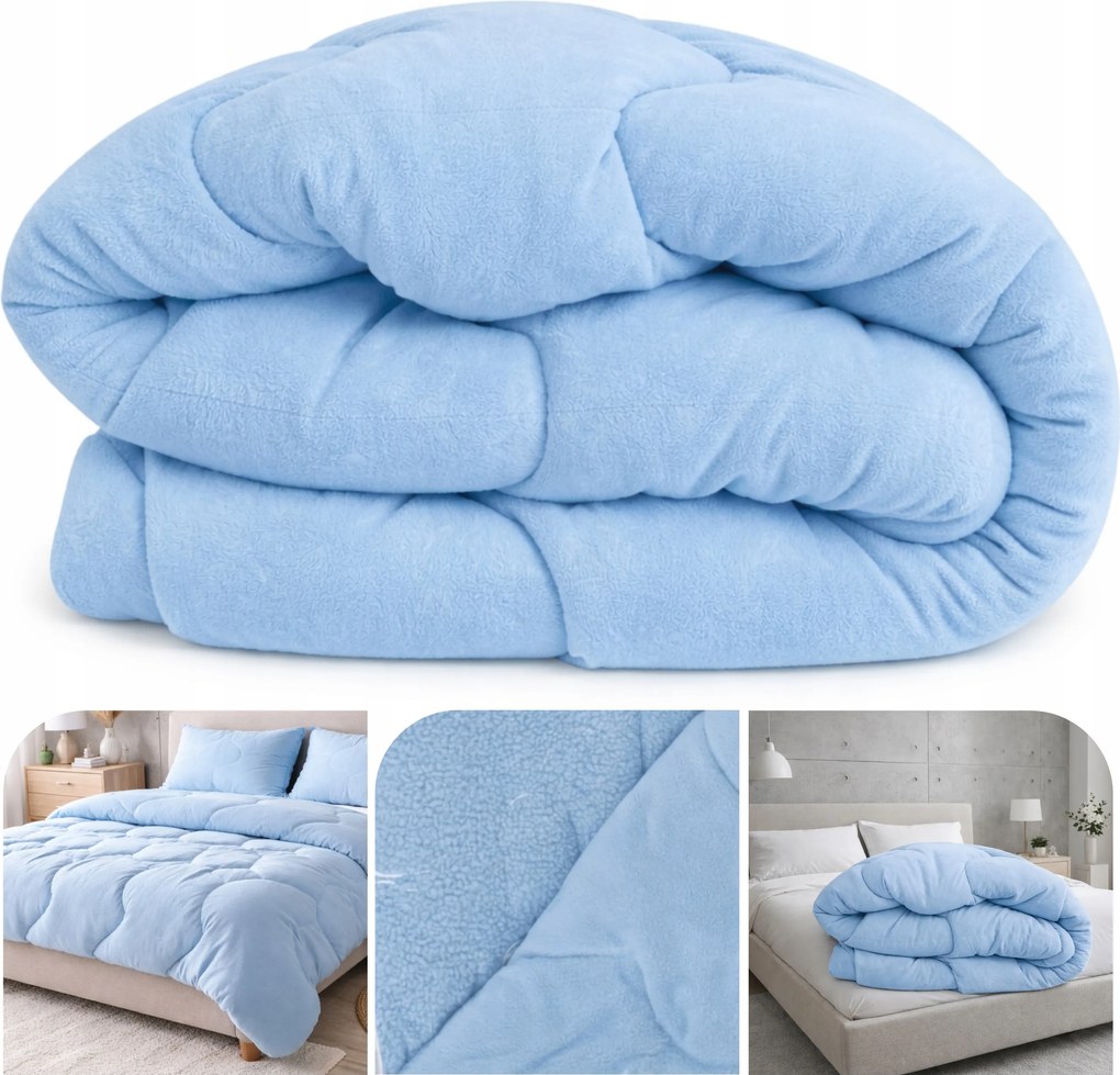 Polár paplan 200x200 cm Antiallergén Polár Meleg Polár 400g