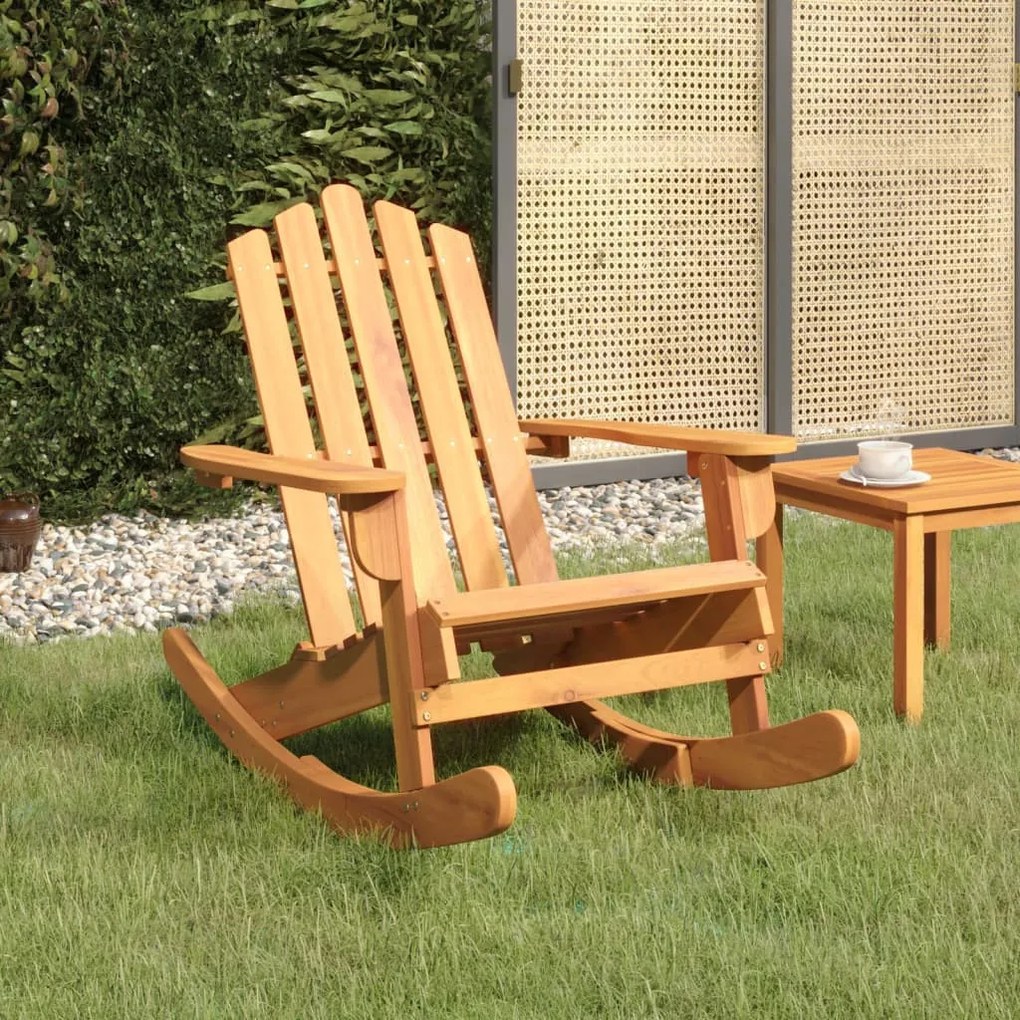 tömör akácfa Adirondack hintaszék