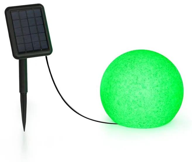 Shinestone Solar 20, gömblámpa, napelem, Ø 20 cm, RGB-LED, IP68, akkumulátor
