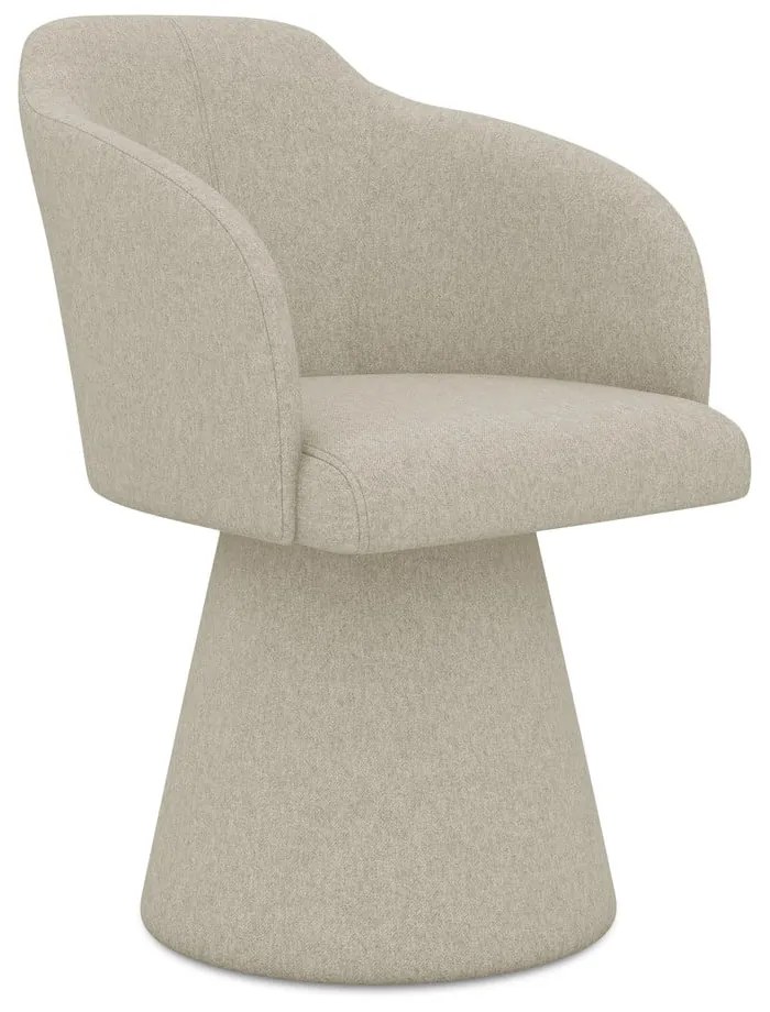 Bézs kárpitozott étkezőfotel Kanoa – Makamii