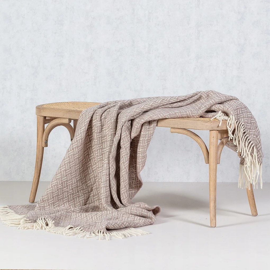 Dekoria Pléd Zeeland 140x200cm silver barna