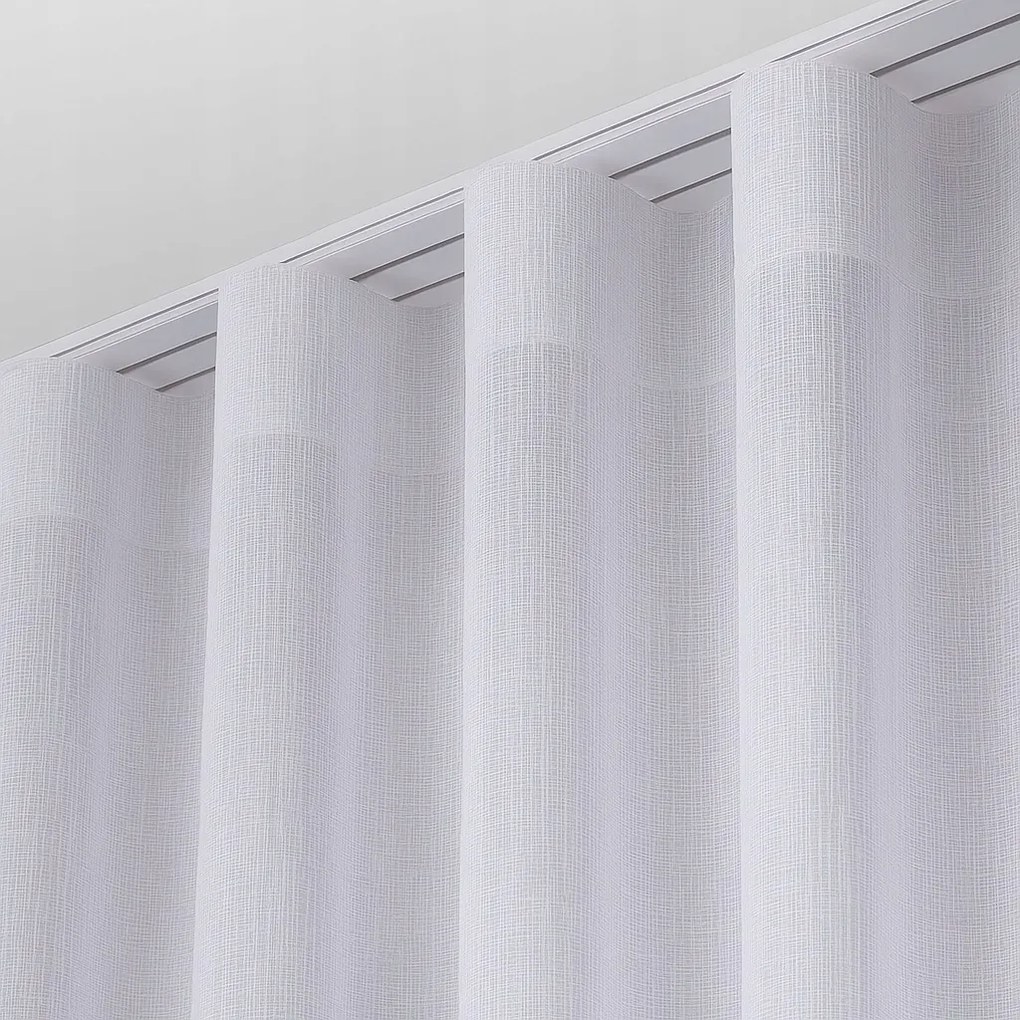 Kész Függöny Fátyol Francia Sable Ólom Szalag Wave Rendszer 500 X 220