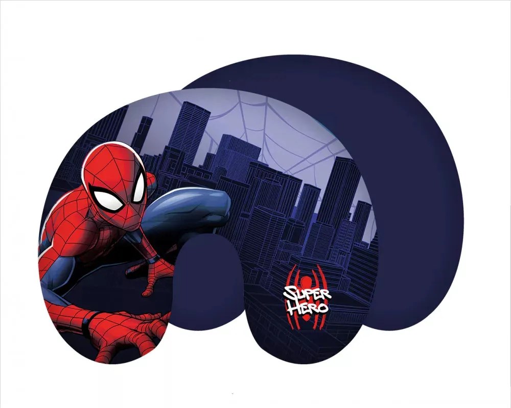 Pókember City Blue utazópárna, nyakpárna