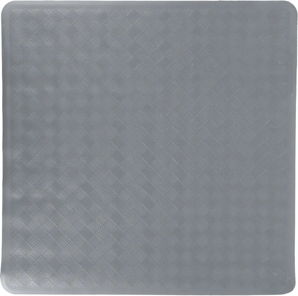 Geo csúszásgátló szőnyeg 53x53 sötétszürke idősek fürdőszobájába