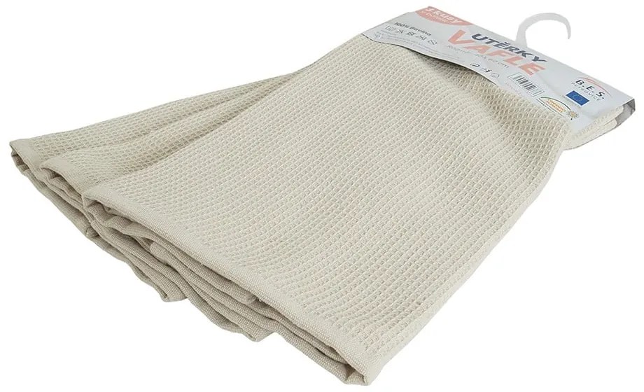 Pamut konyharuha szett 3 db-os 40x60 cm Wafle – B.E.S.
