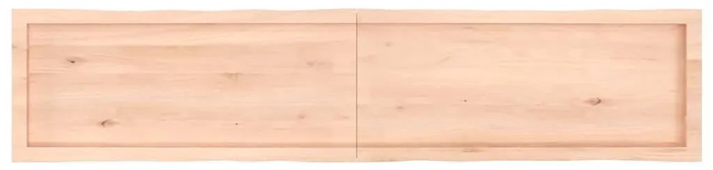 kezeletlen tömör fa asztallap 180x40x(2-6) cm