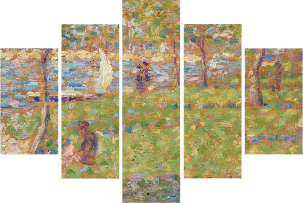 Kép - Georges Seurat, Study for "La Grande Jatte", reprodukciók (150x105 cm)