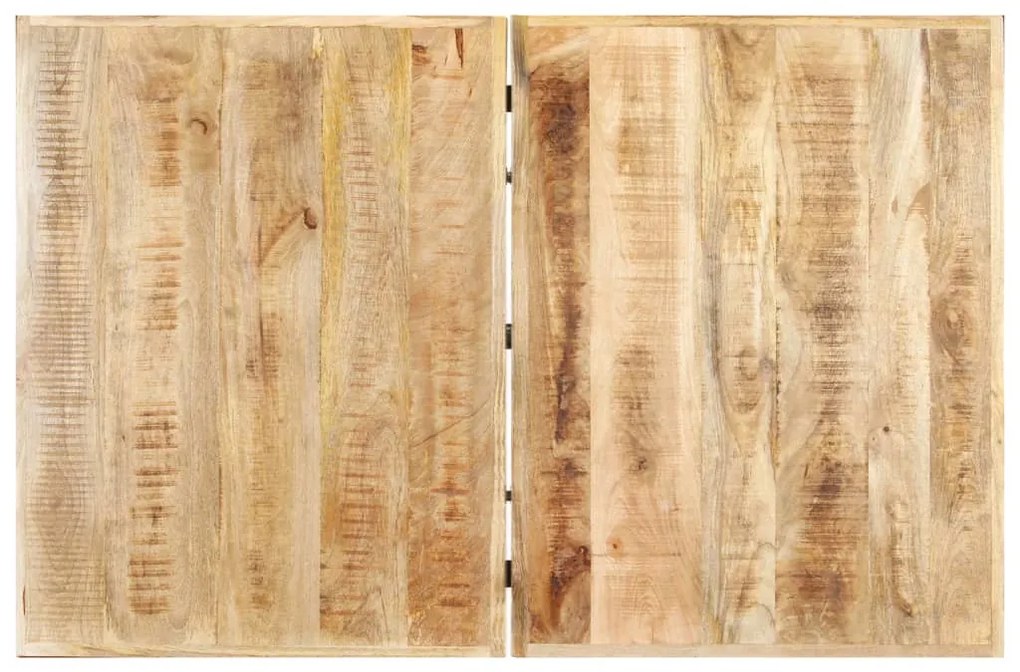 Tömör mangófa dohányzóasztal 142 x 90 x 42 cm