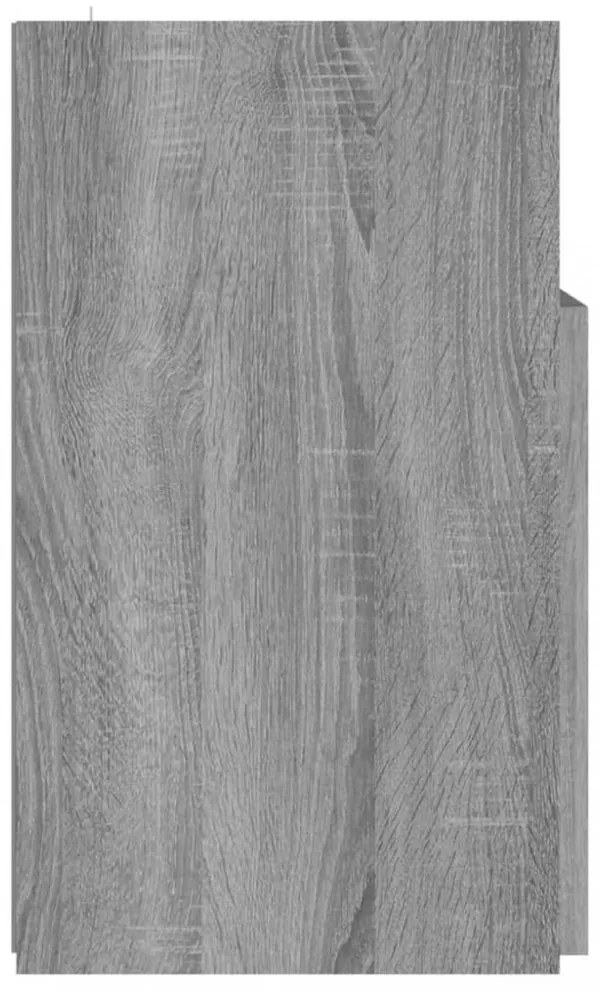 szürke sonoma színű LED-es TV-szekrény 120 x 30 x 50 cm