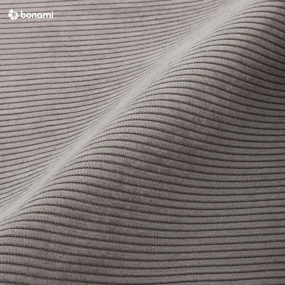 Szürke kárpitozott hinta étkezőszék szett 2 db-os Ridge Kink Rib – Zuiver