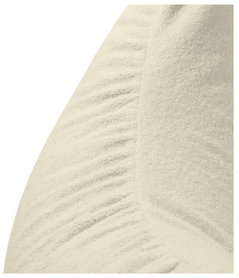 Világosszürke buklé gyerek babzsákfotel Clip Clap 90 – SLOWDOWN