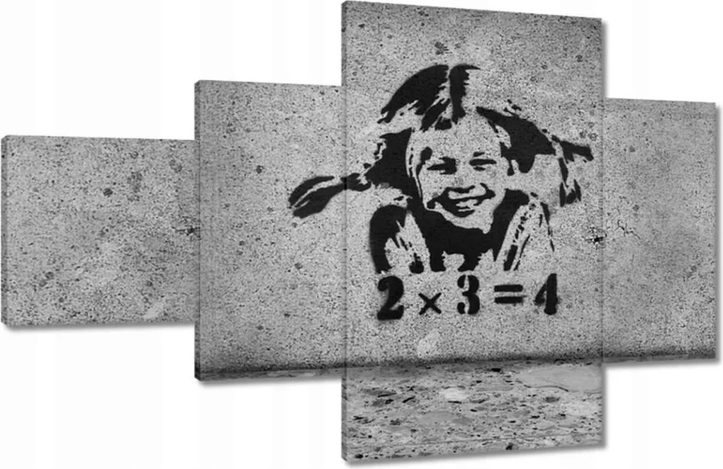Festmények 130x80 Banksy A szeplős lány