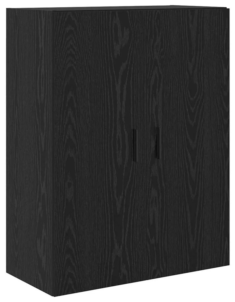 Magasfiú Musta tammi 69,5 x 34 x 180 cm Műanyag Fa és Üveg