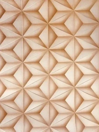 Bézs színű tömör fali tapéta 450402