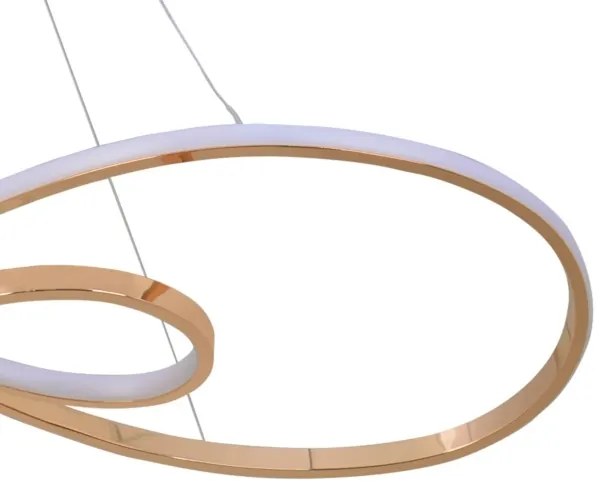 LED Csillár zsinóron ZUMBA LED/50W/230V arany