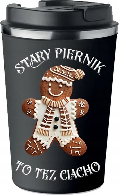 Thermo bögre karácsonyi ajándék Régi mézeskalács torta vicces