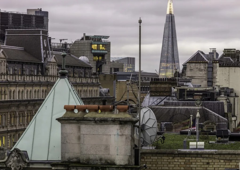 Poszter 84x59,5cm London városkép The Shard, Assaf Frank