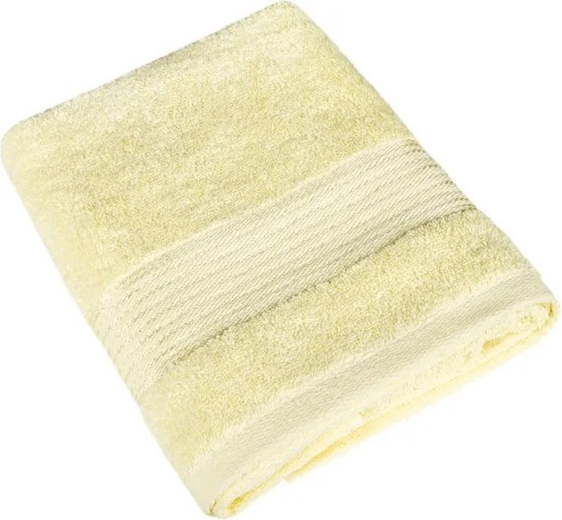 Bellatex Kamilka Vonal törölköző világos sárga, 50 x 100 cm