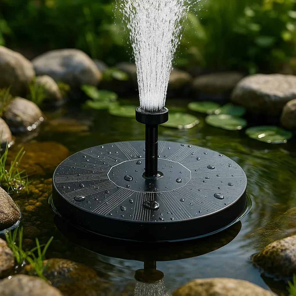 Zaparkorun Napelemes kerti szökőkút