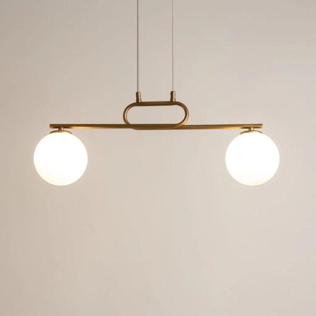 SIGMA LIGHTING 33632 TES Többágú Függesztett Lámpa Fehér, Arany G9 IP20