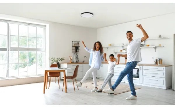 Kanlux 38610 - LED Dimmelhető lámpa PLAFON LED/20W/230V 3000-6500K Wi-Fi fekete