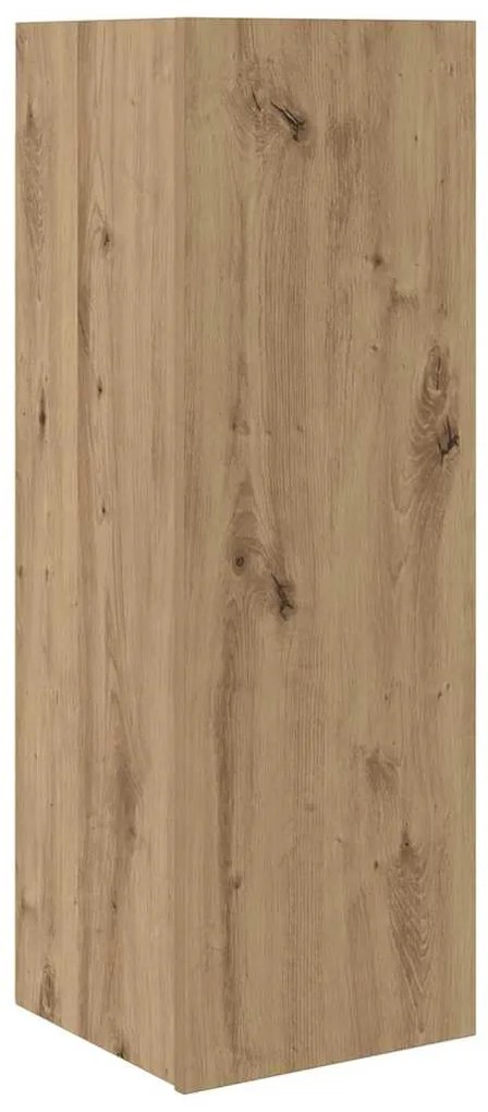 Fali TV Szekrény 4 pcs kézműves tölgy 200 x 30 x 30 cm