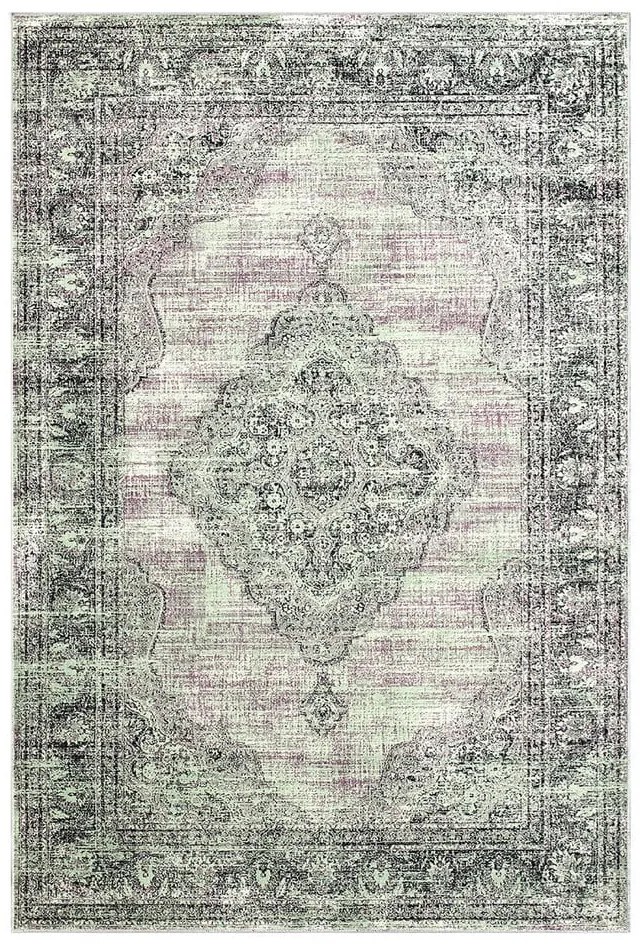 Zöld-szürke fürdőszobai kilépő szett 2 db-os 60x100 cm – Foutastic