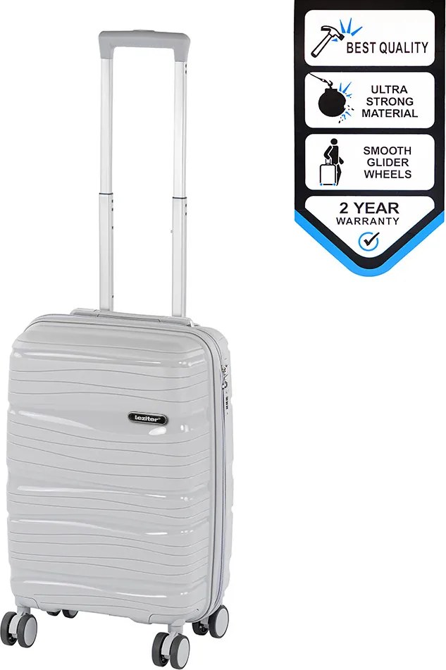 TraveLux Voyager kabinbőrönd keményfedeles 55x40x20 cm szürke