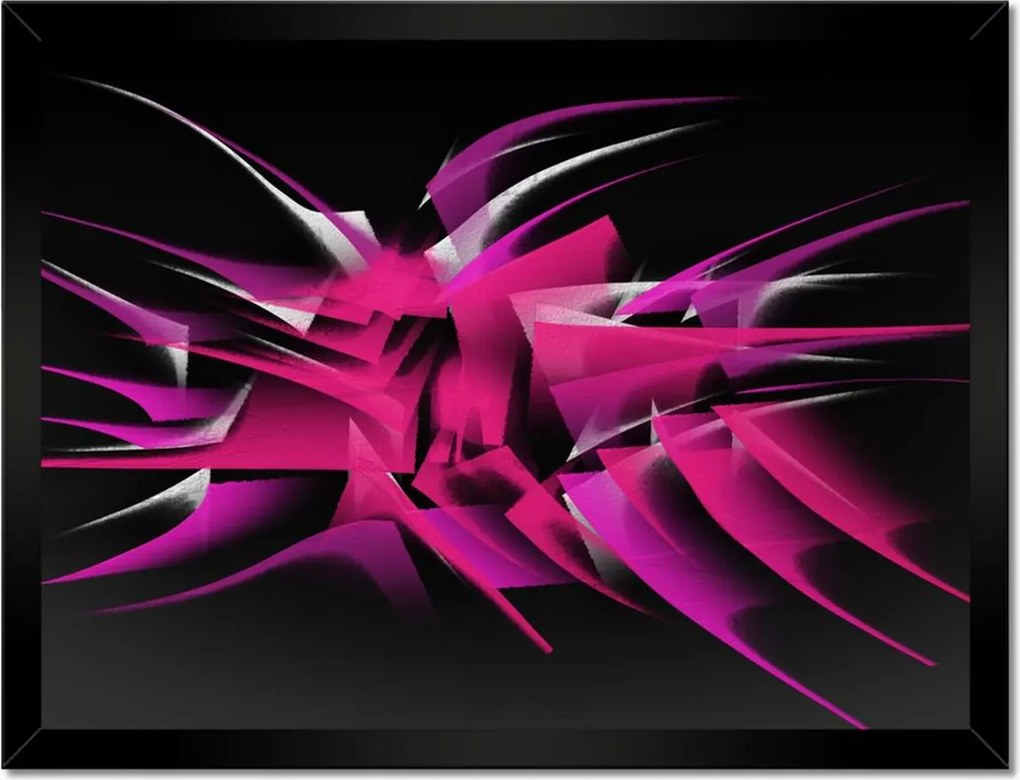 Poszterek keretben 40x30 Divatos lila tüskék