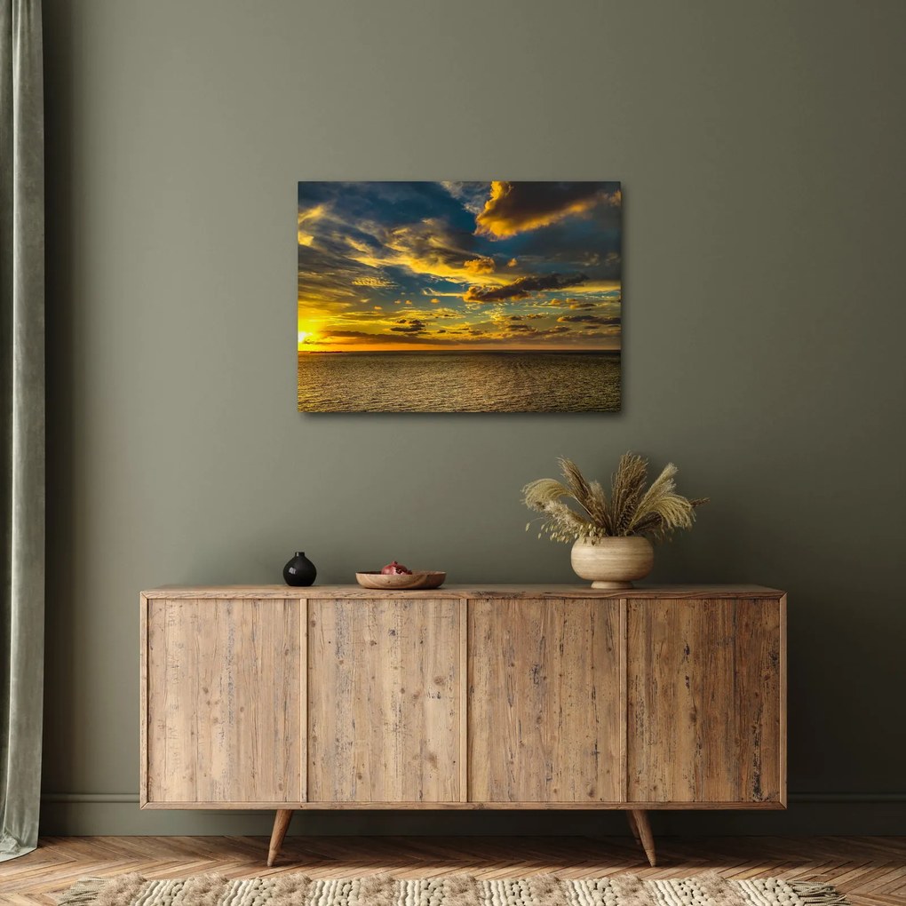 Naplemente a tengeren (70x50 cm)