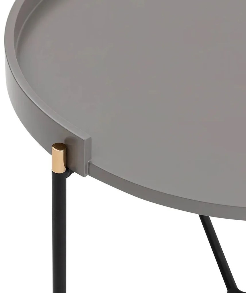 Összecsukható asztal Mandy Beige, 2 db