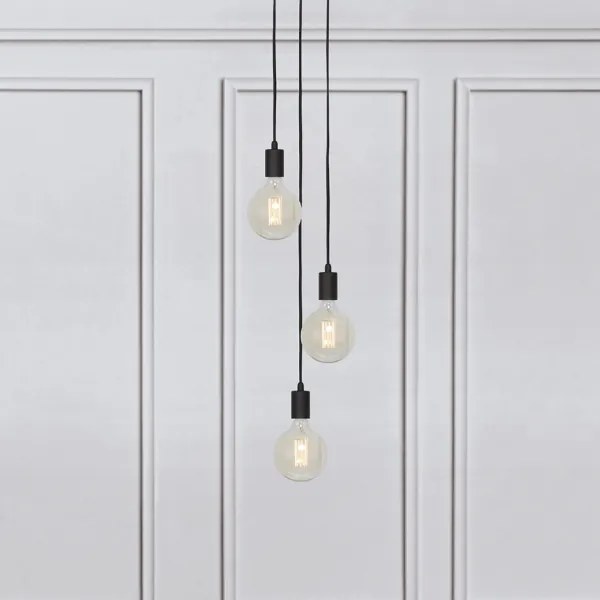 Markslöjd 106334 - Csillár zsinóron SKY 3xE27/60W/230V